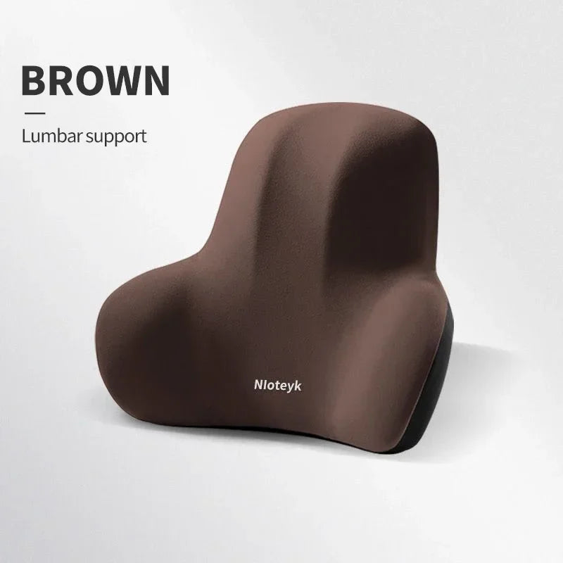 Coussin de cou et de soutien lombaire