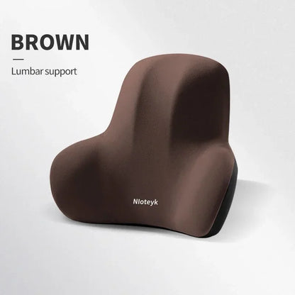 Coussin de cou et de soutien lombaire