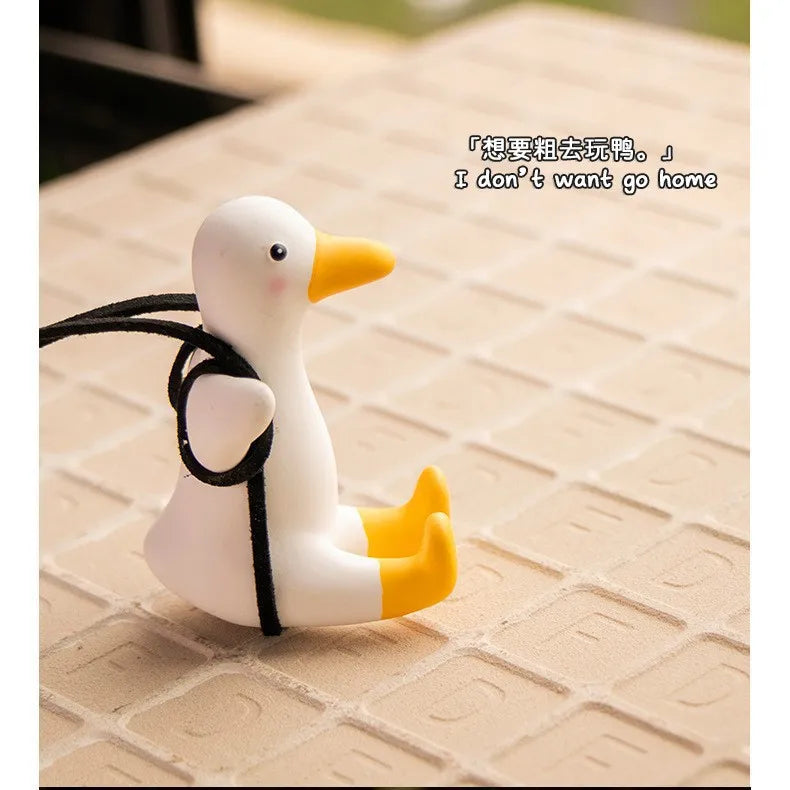 Déco canard en balançoire