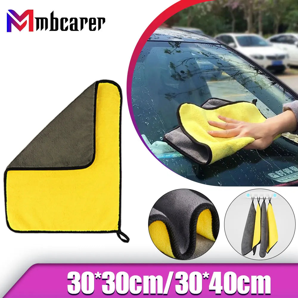 Car Wash Microfiber Towels Car Cleaning Washing Drying Cloth Window Care Soft Super Absorbent Car Wash Towel Car Accessories